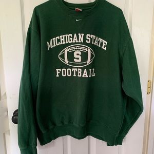 Nike Michigan State Spartans Sweatshirt size Lg